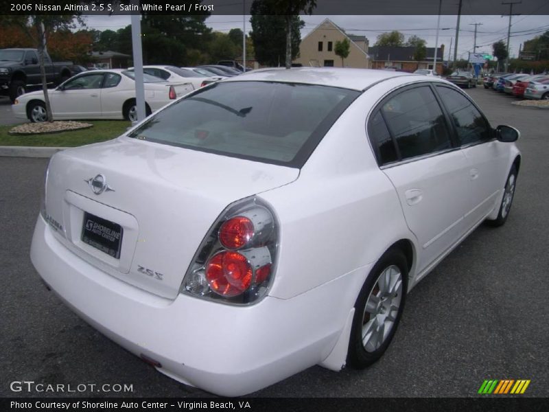 Satin White Pearl / Frost 2006 Nissan Altima 2.5 S