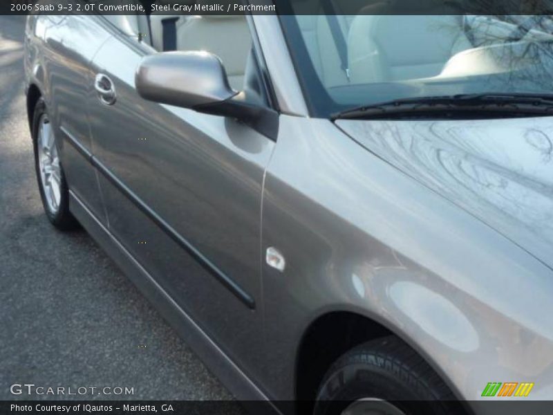 Steel Gray Metallic / Parchment 2006 Saab 9-3 2.0T Convertible