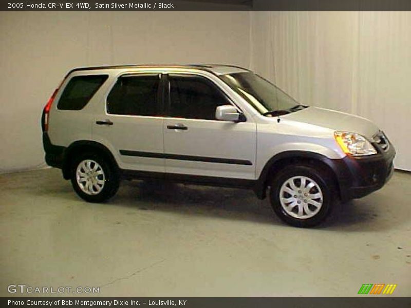 Satin Silver Metallic / Black 2005 Honda CR-V EX 4WD