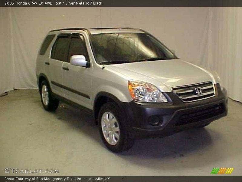 Satin Silver Metallic / Black 2005 Honda CR-V EX 4WD