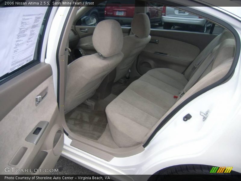 Satin White Pearl / Frost 2006 Nissan Altima 2.5 S