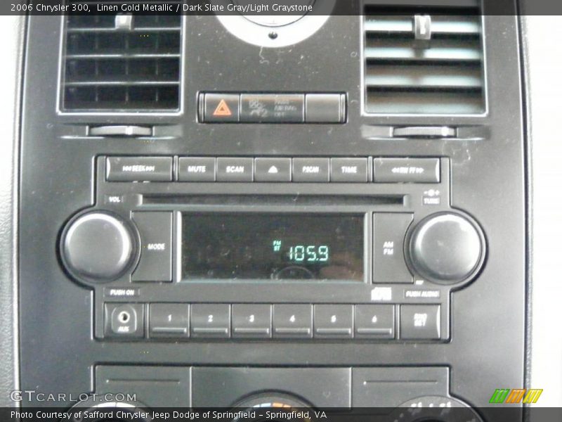 Linen Gold Metallic / Dark Slate Gray/Light Graystone 2006 Chrysler 300