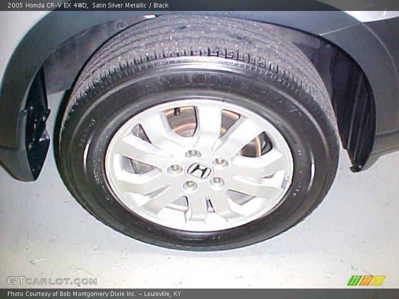 Satin Silver Metallic / Black 2005 Honda CR-V EX 4WD
