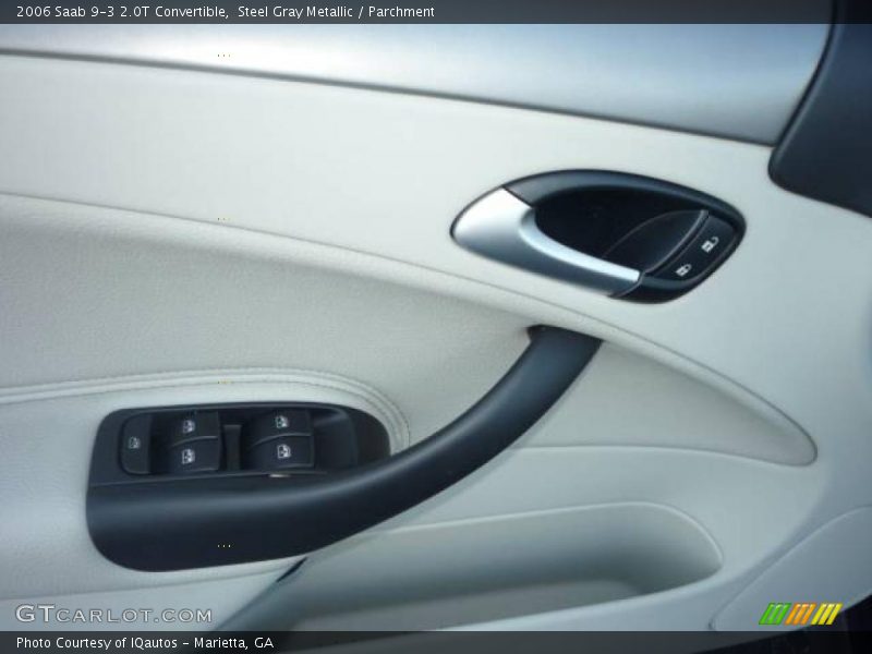 Steel Gray Metallic / Parchment 2006 Saab 9-3 2.0T Convertible