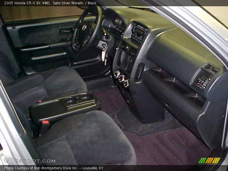Satin Silver Metallic / Black 2005 Honda CR-V EX 4WD
