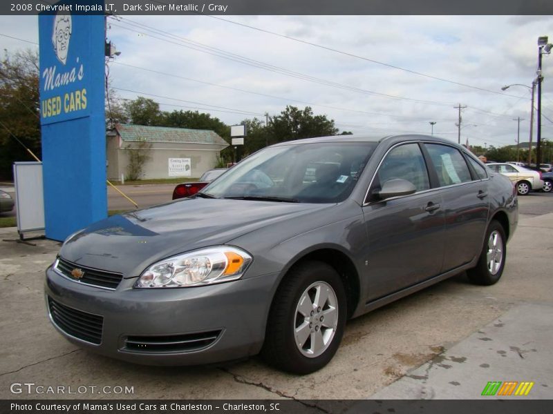 Dark Silver Metallic / Gray 2008 Chevrolet Impala LT
