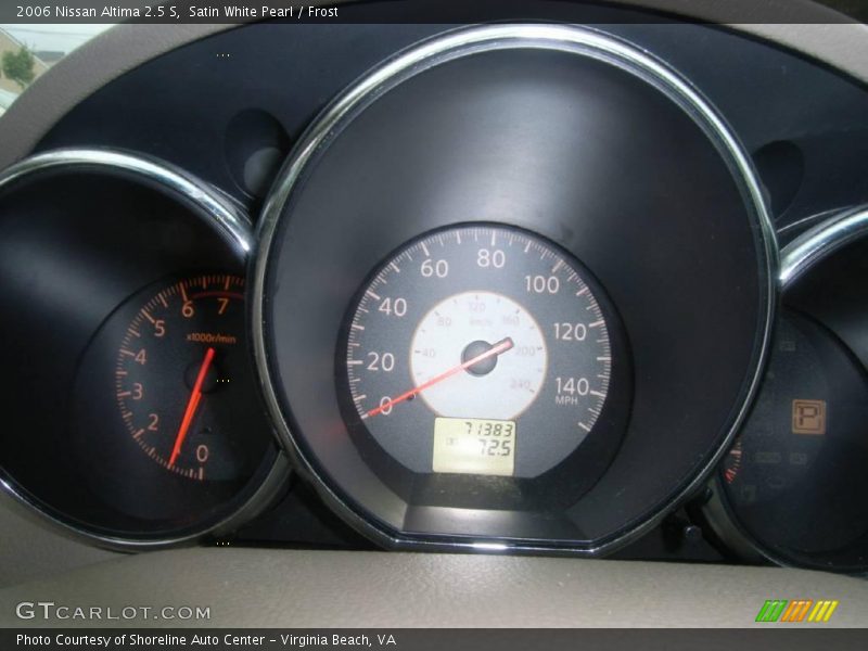 Satin White Pearl / Frost 2006 Nissan Altima 2.5 S