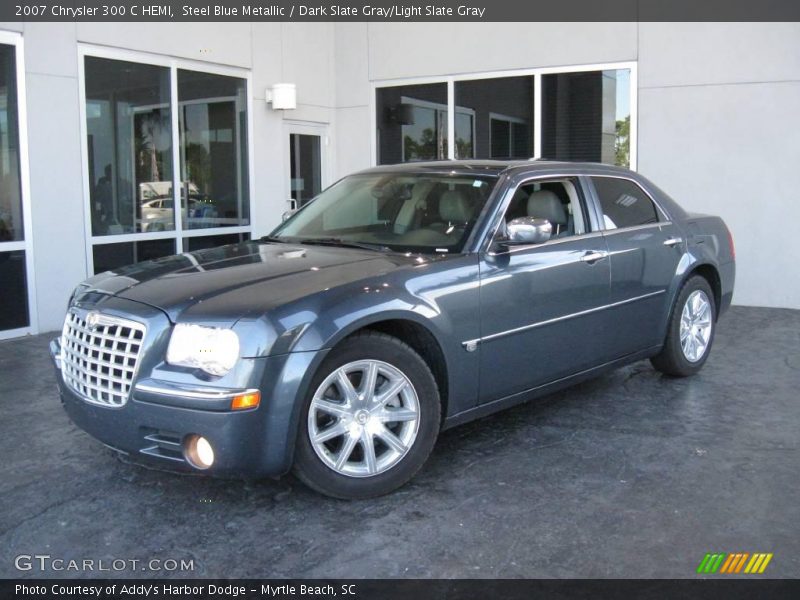 Steel Blue Metallic / Dark Slate Gray/Light Slate Gray 2007 Chrysler 300 C HEMI