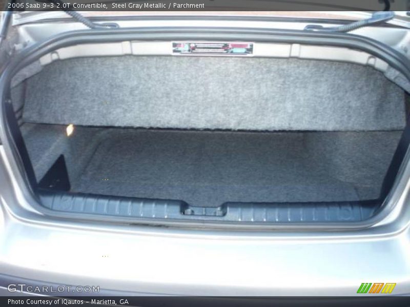 Steel Gray Metallic / Parchment 2006 Saab 9-3 2.0T Convertible