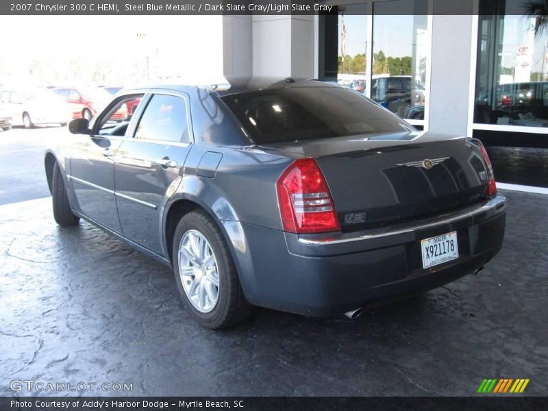 Steel Blue Metallic / Dark Slate Gray/Light Slate Gray 2007 Chrysler 300 C HEMI