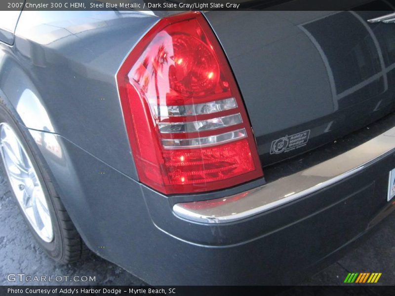 Steel Blue Metallic / Dark Slate Gray/Light Slate Gray 2007 Chrysler 300 C HEMI