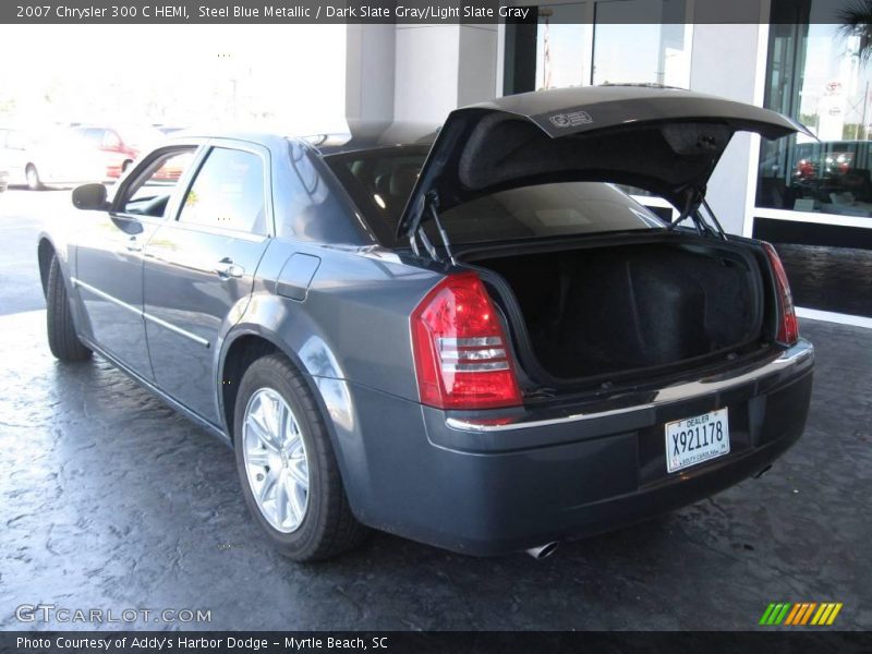 Steel Blue Metallic / Dark Slate Gray/Light Slate Gray 2007 Chrysler 300 C HEMI
