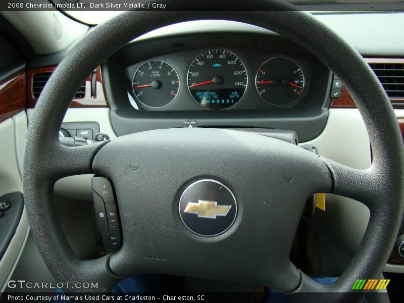 Dark Silver Metallic / Gray 2008 Chevrolet Impala LT