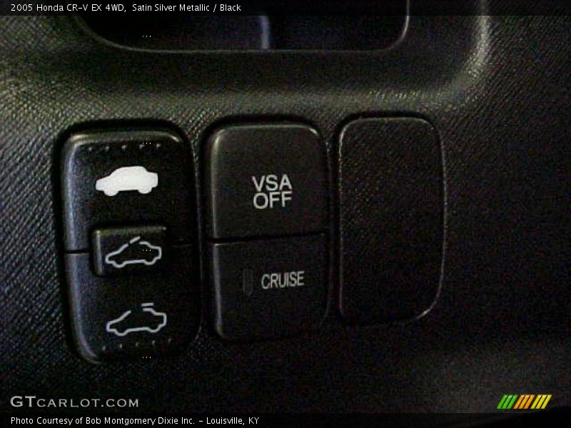 Satin Silver Metallic / Black 2005 Honda CR-V EX 4WD