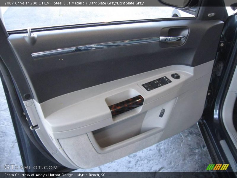 Steel Blue Metallic / Dark Slate Gray/Light Slate Gray 2007 Chrysler 300 C HEMI