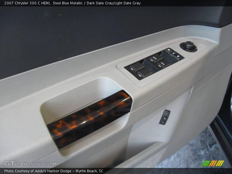 Steel Blue Metallic / Dark Slate Gray/Light Slate Gray 2007 Chrysler 300 C HEMI