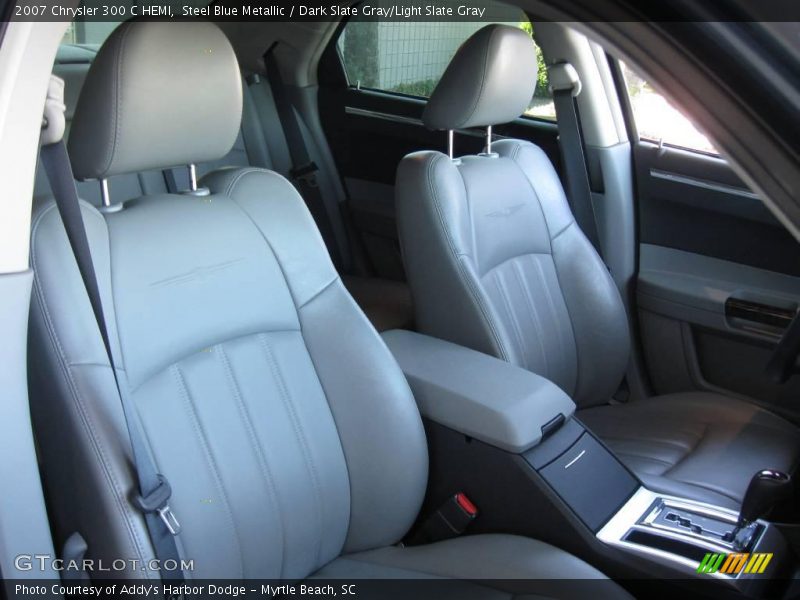 Steel Blue Metallic / Dark Slate Gray/Light Slate Gray 2007 Chrysler 300 C HEMI