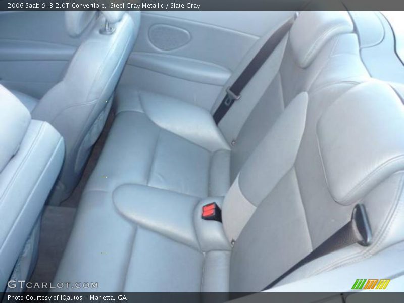Steel Gray Metallic / Slate Gray 2006 Saab 9-3 2.0T Convertible