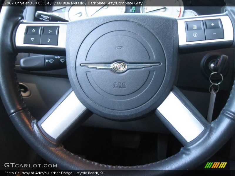 Steel Blue Metallic / Dark Slate Gray/Light Slate Gray 2007 Chrysler 300 C HEMI