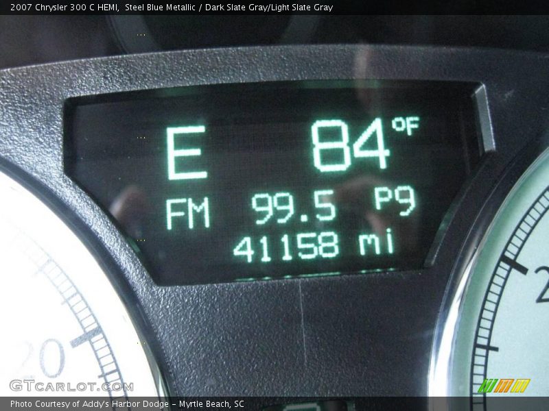 Steel Blue Metallic / Dark Slate Gray/Light Slate Gray 2007 Chrysler 300 C HEMI