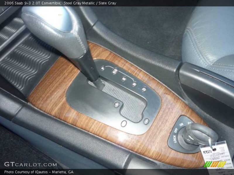 Steel Gray Metallic / Slate Gray 2006 Saab 9-3 2.0T Convertible