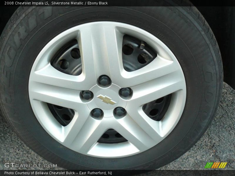 Silverstone Metallic / Ebony Black 2008 Chevrolet Impala LS