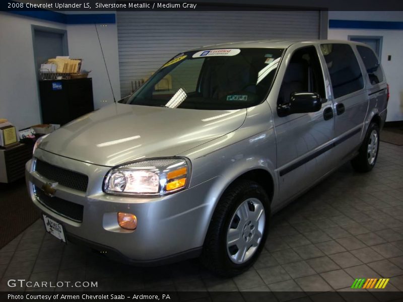 Silverstone Metallic / Medium Gray 2008 Chevrolet Uplander LS
