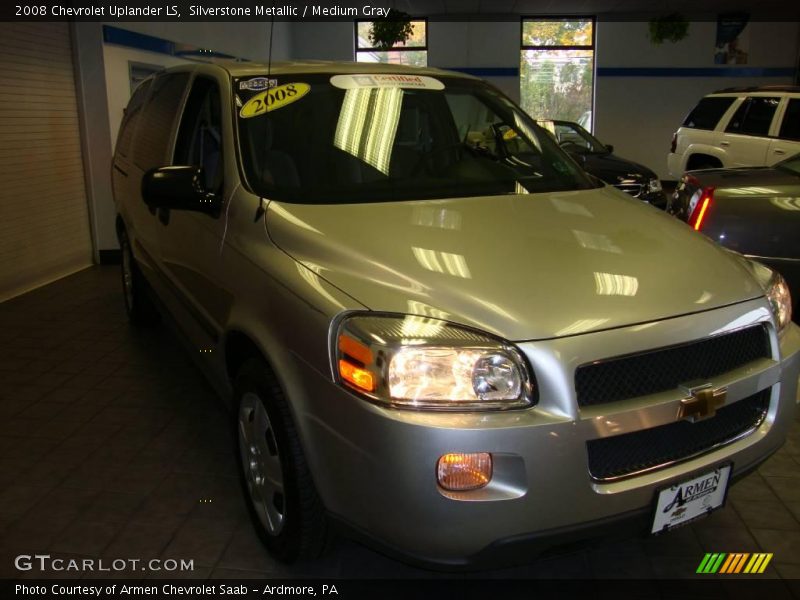 Silverstone Metallic / Medium Gray 2008 Chevrolet Uplander LS