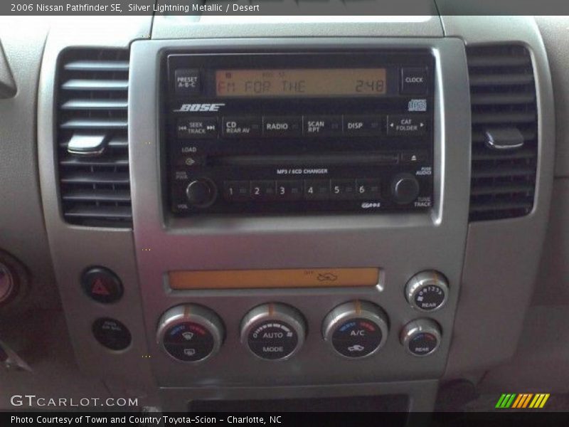 Silver Lightning Metallic / Desert 2006 Nissan Pathfinder SE