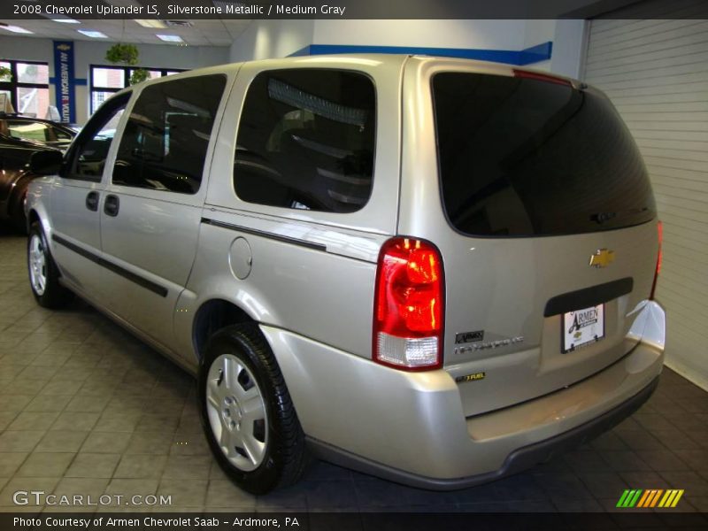 Silverstone Metallic / Medium Gray 2008 Chevrolet Uplander LS