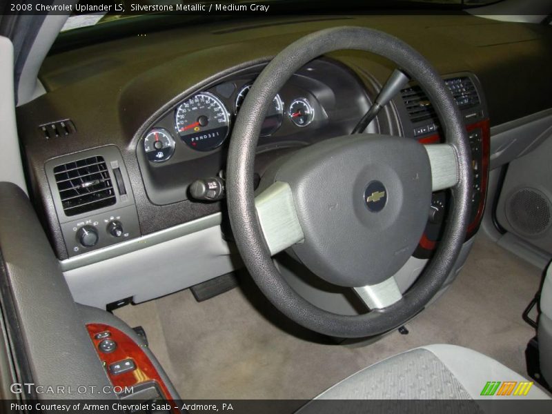 Silverstone Metallic / Medium Gray 2008 Chevrolet Uplander LS
