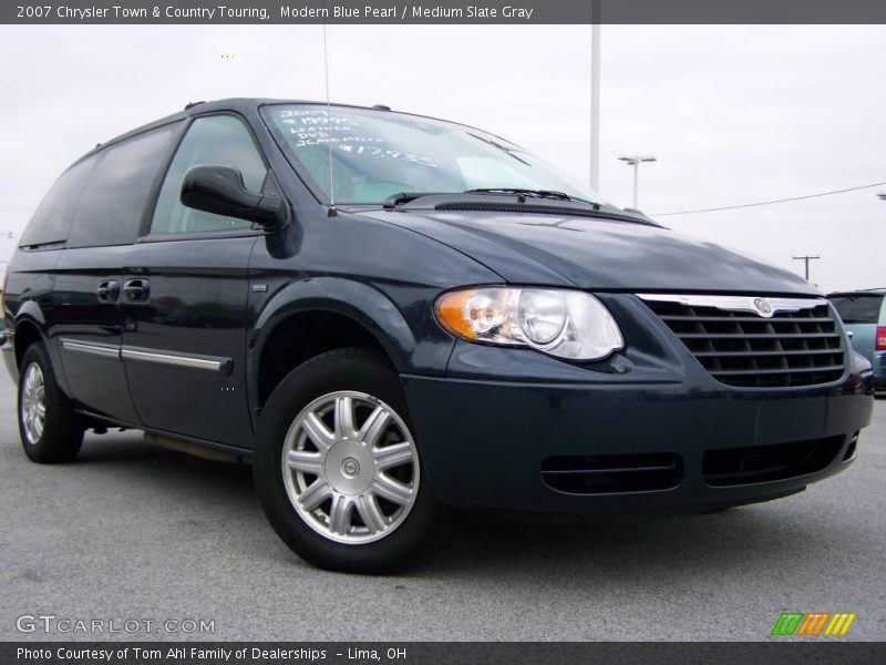 Modern Blue Pearl / Medium Slate Gray 2007 Chrysler Town & Country Touring