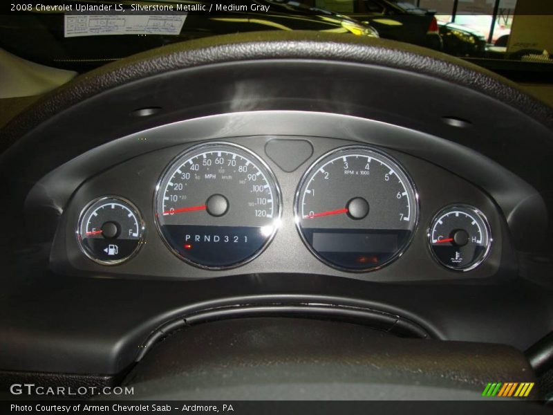 Silverstone Metallic / Medium Gray 2008 Chevrolet Uplander LS