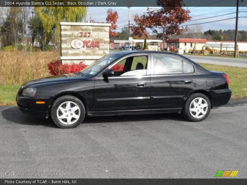 Black Obsidian / Dark Gray 2004 Hyundai Elantra GLS Sedan