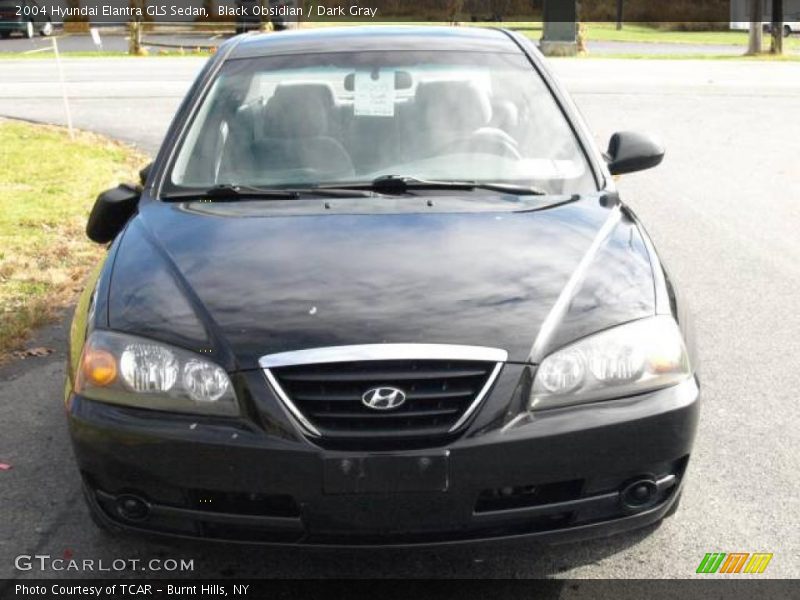 Black Obsidian / Dark Gray 2004 Hyundai Elantra GLS Sedan