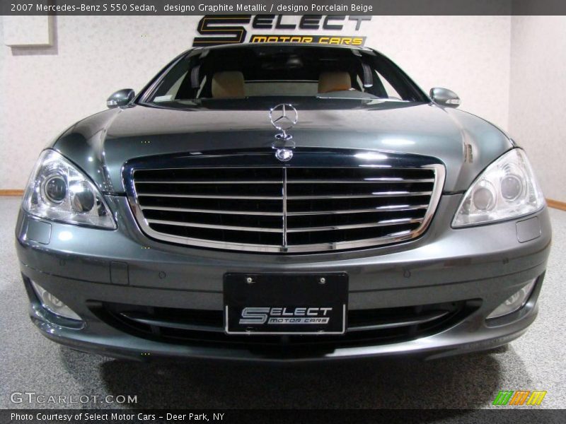 designo Graphite Metallic / designo Porcelain Beige 2007 Mercedes-Benz S 550 Sedan