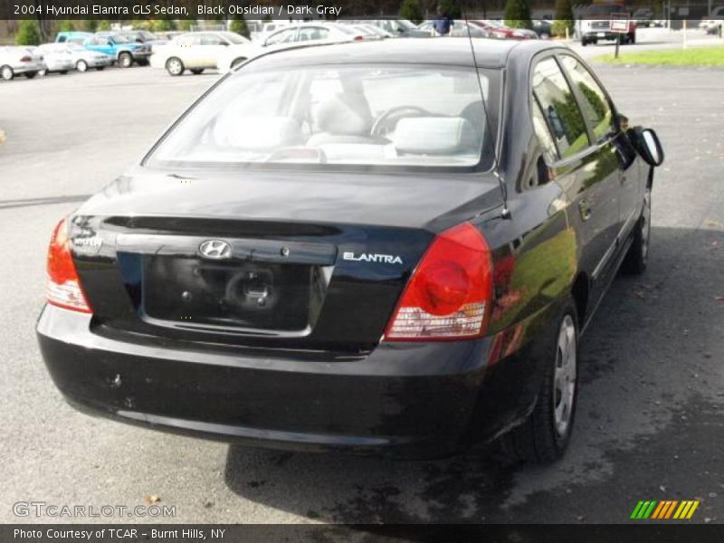 Black Obsidian / Dark Gray 2004 Hyundai Elantra GLS Sedan