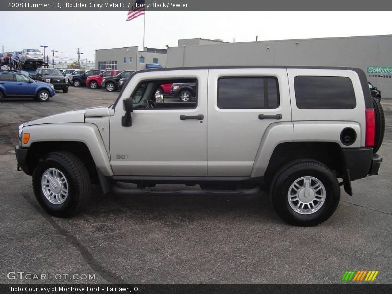 Boulder Gray Metallic / Ebony Black/Pewter 2008 Hummer H3