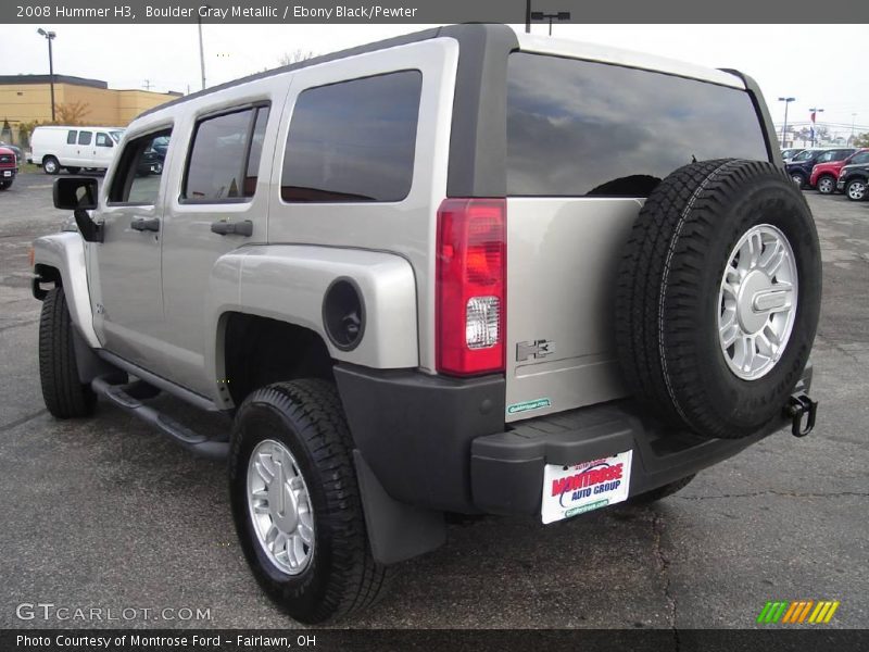 Boulder Gray Metallic / Ebony Black/Pewter 2008 Hummer H3
