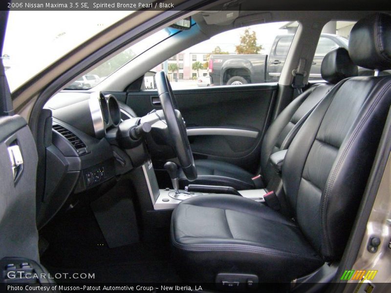Spirited Bronze Pearl / Black 2006 Nissan Maxima 3.5 SE