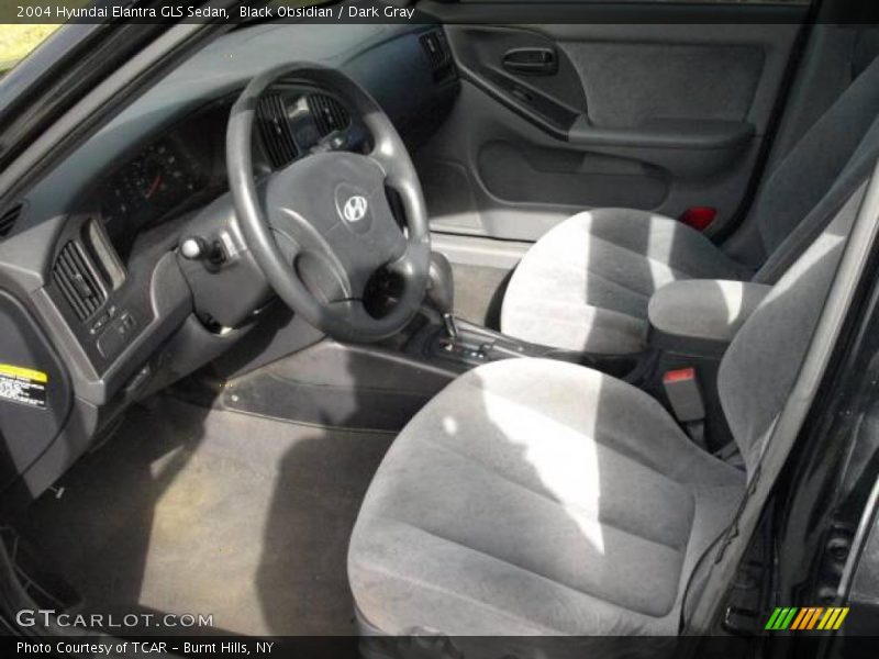 Black Obsidian / Dark Gray 2004 Hyundai Elantra GLS Sedan