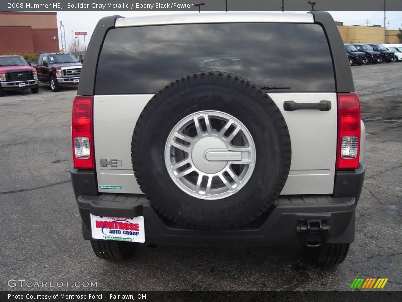 Boulder Gray Metallic / Ebony Black/Pewter 2008 Hummer H3