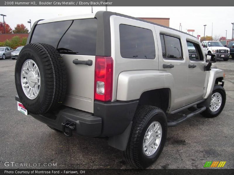 Boulder Gray Metallic / Ebony Black/Pewter 2008 Hummer H3