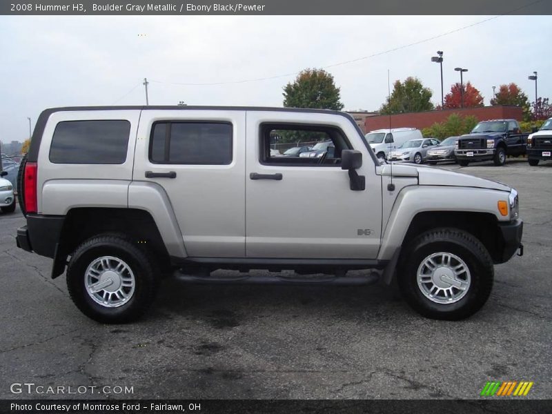 Boulder Gray Metallic / Ebony Black/Pewter 2008 Hummer H3