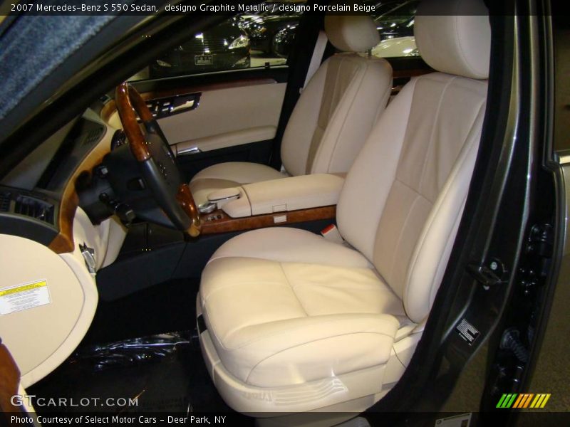 designo Graphite Metallic / designo Porcelain Beige 2007 Mercedes-Benz S 550 Sedan