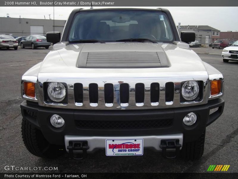 Boulder Gray Metallic / Ebony Black/Pewter 2008 Hummer H3