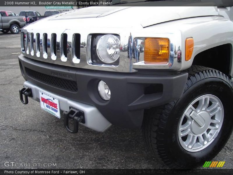 Boulder Gray Metallic / Ebony Black/Pewter 2008 Hummer H3