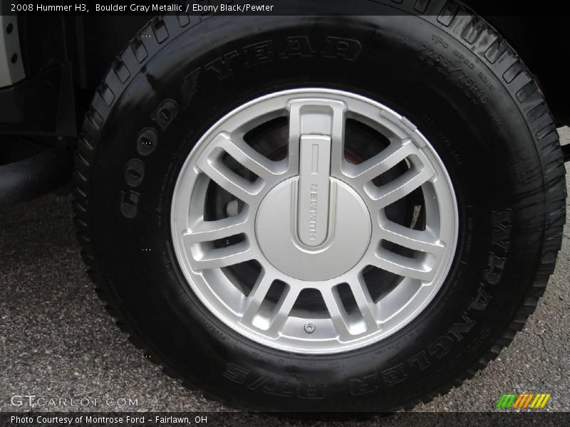 Boulder Gray Metallic / Ebony Black/Pewter 2008 Hummer H3