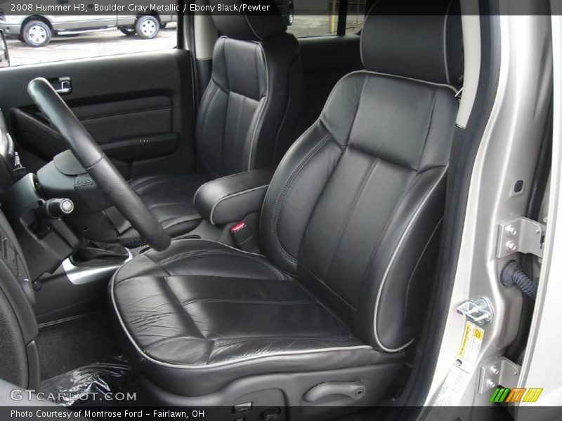 Boulder Gray Metallic / Ebony Black/Pewter 2008 Hummer H3