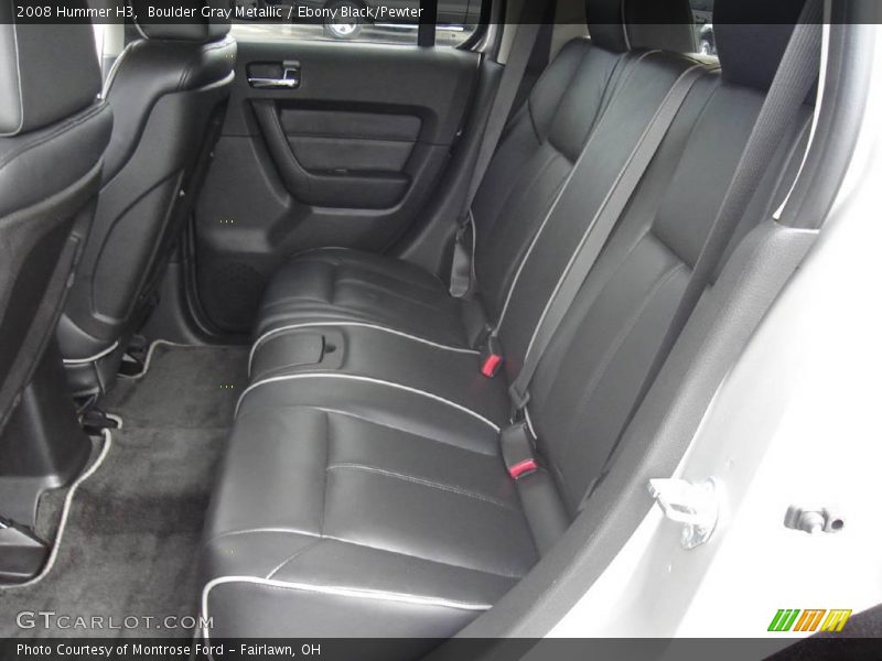 Boulder Gray Metallic / Ebony Black/Pewter 2008 Hummer H3